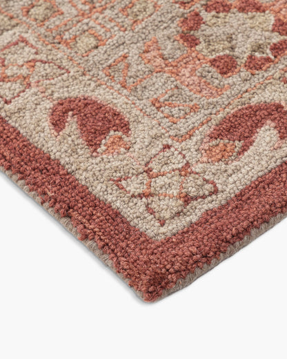 Lilia Wool Rug - 3' x 5' / Red