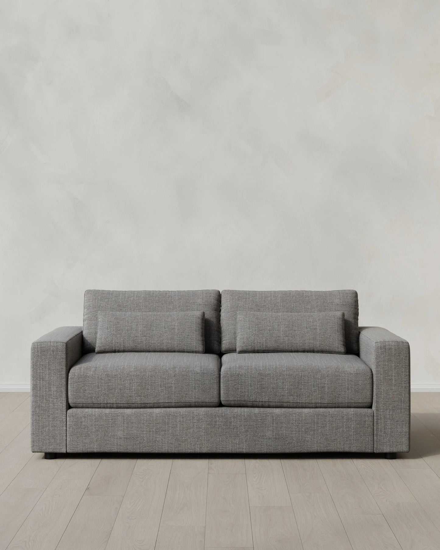 Ashford Deep Seat Sofa in Performance Chenille Linen Blend - 7ft / Snow