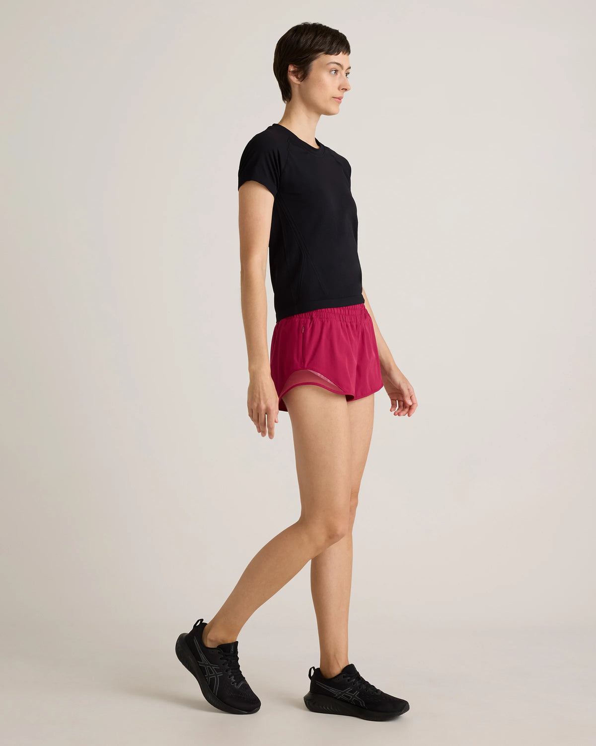 Seamless Waist-Length Tee - XS / Azul Blue