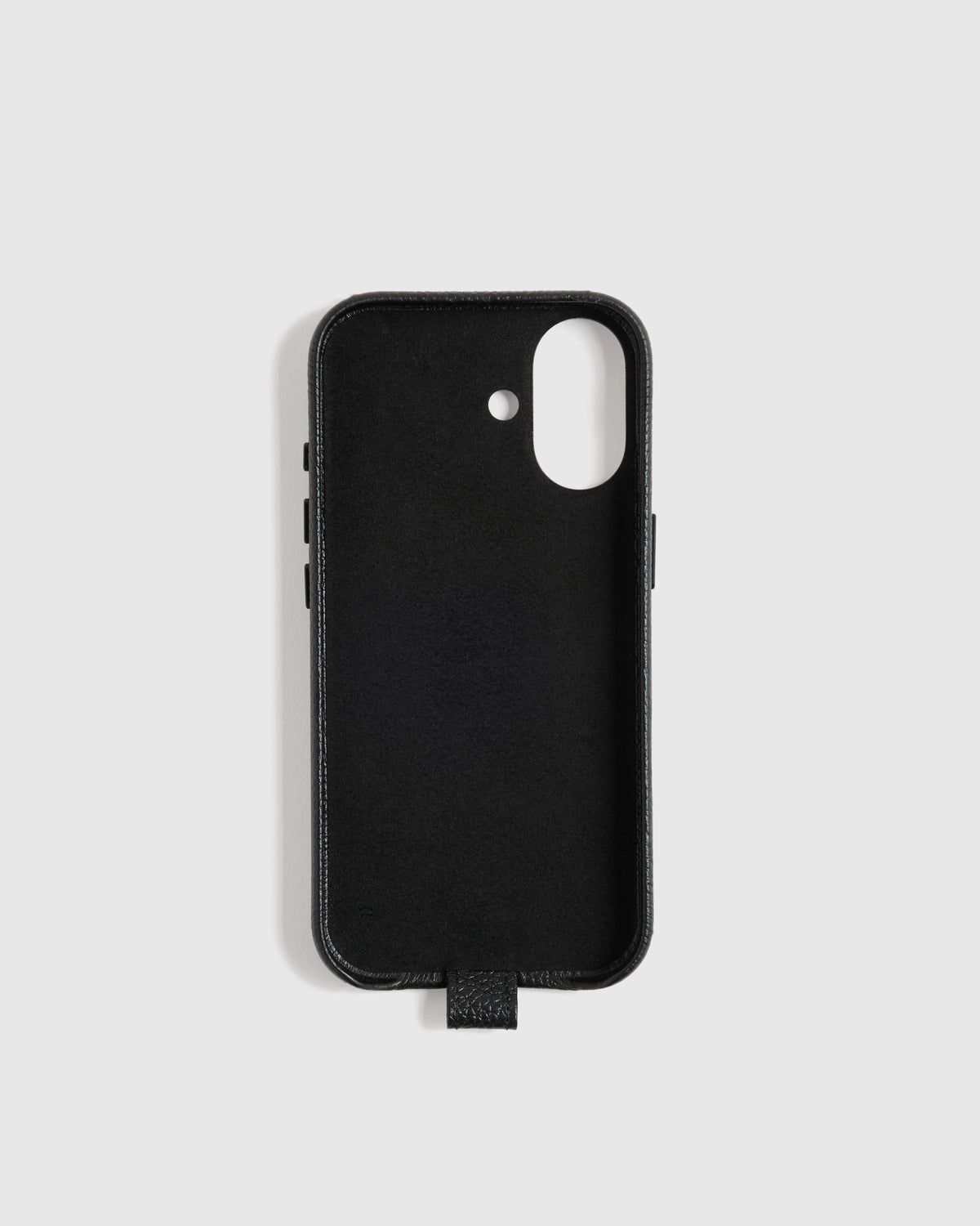 Italian Leather Phone Crossbody Case - 17 / Black