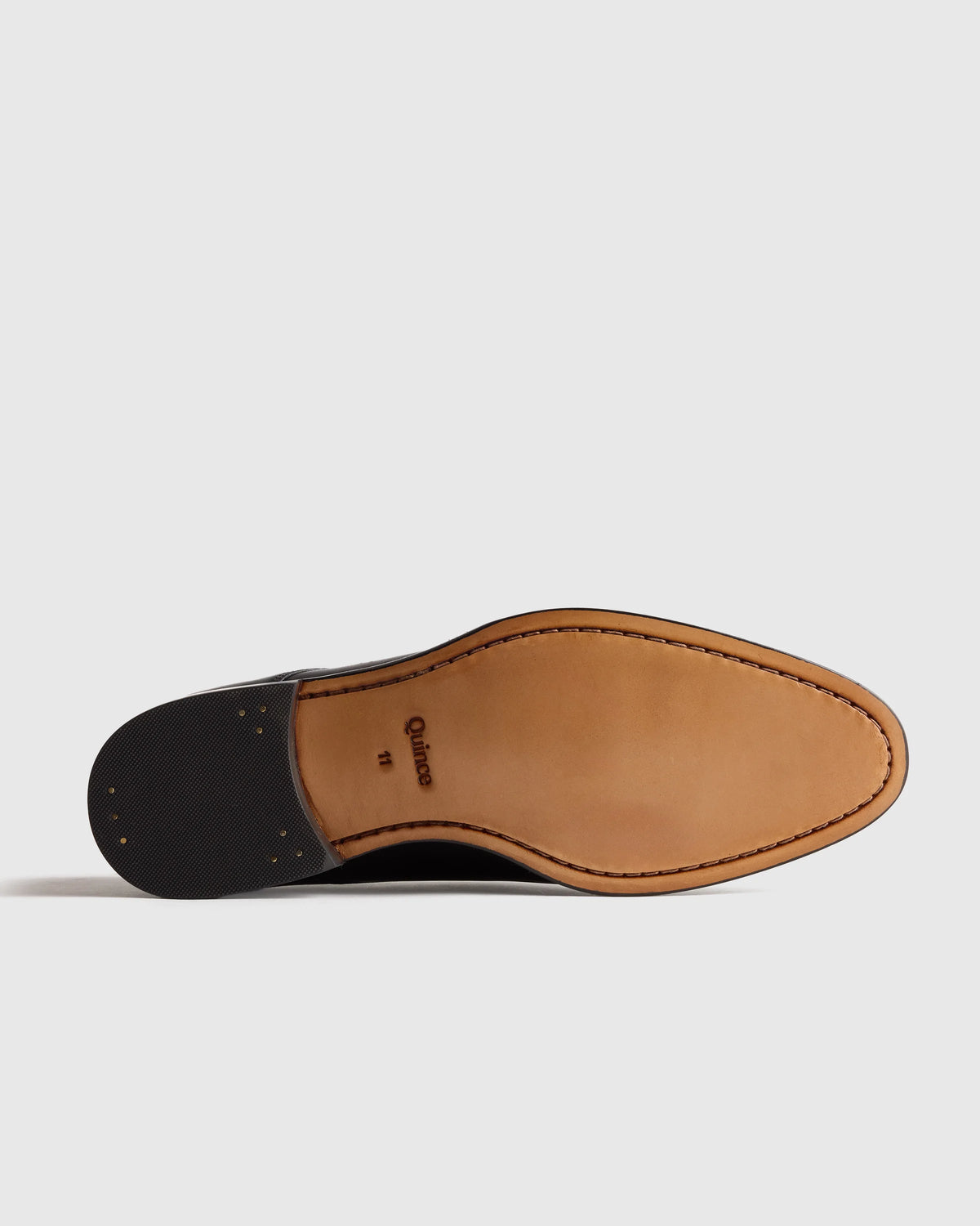 Italian Leather Monk Strap Oxford - 7 / Black