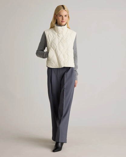 Featherless Quilted Puffer Vest - XS / Verdant Pine