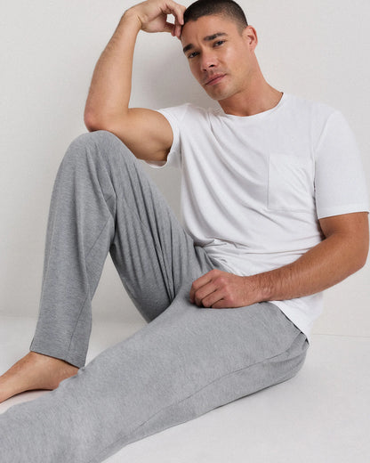 Bamboo Jersey Relaxed Lounge Pants - S / Black