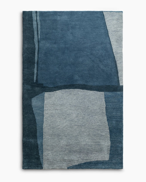 Velzy Wool Rug - 3' x 5' / Blue