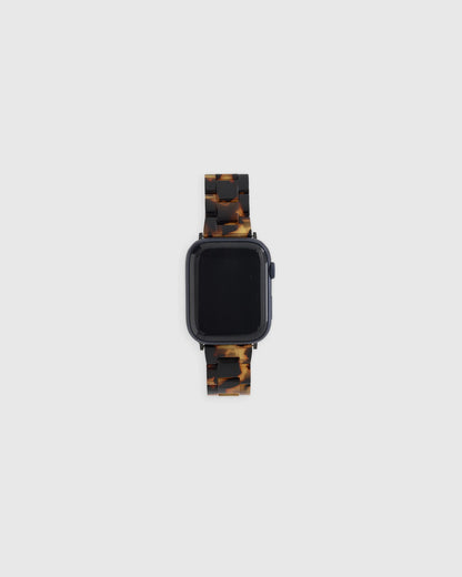 Acetate Smartwatch Band - 38mm - 42mm / Grey Tortoise