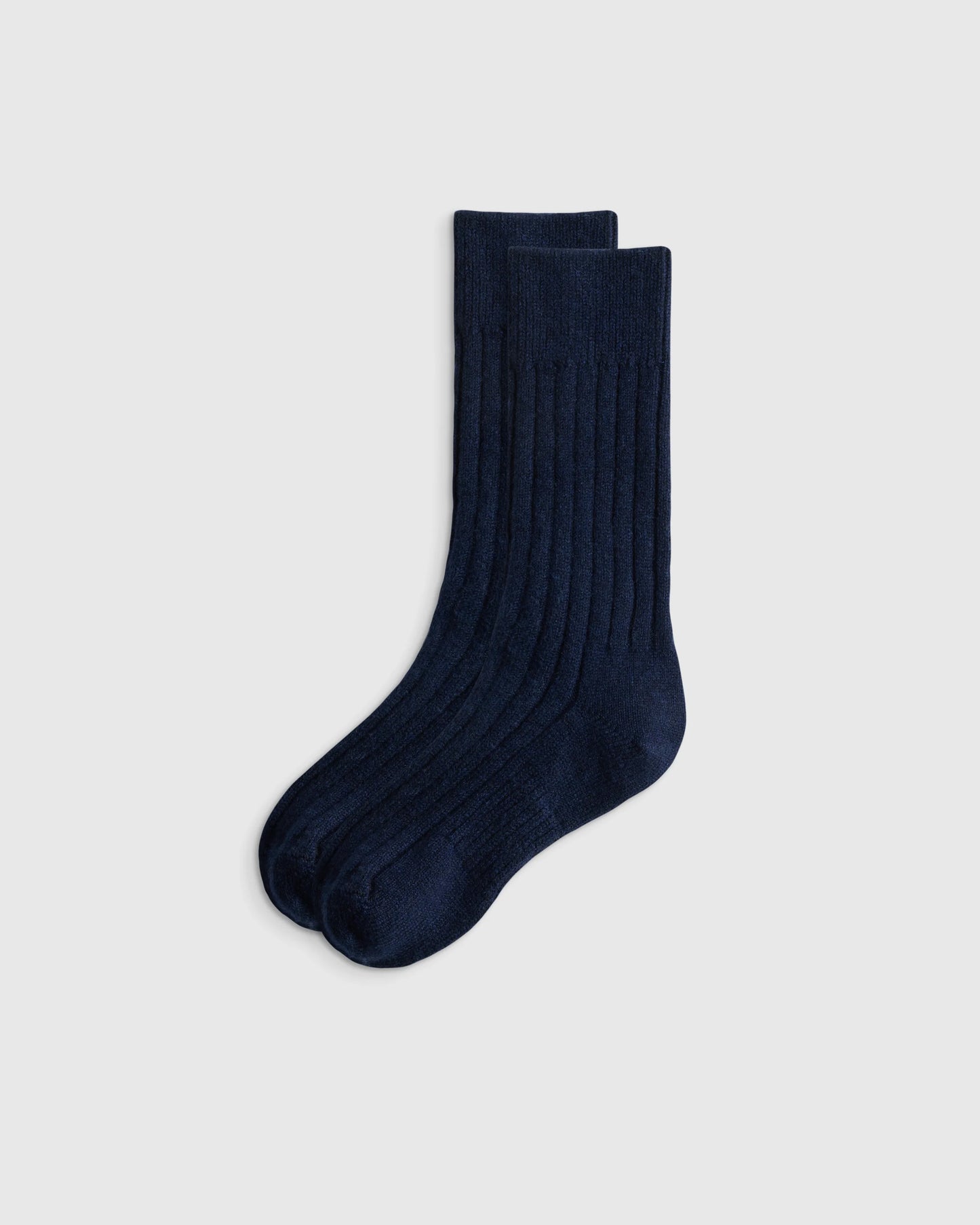 Merino Cashmere Blend Ribbed Crew Sock (3-Pack) - S / Solid Neutral Multi Pack