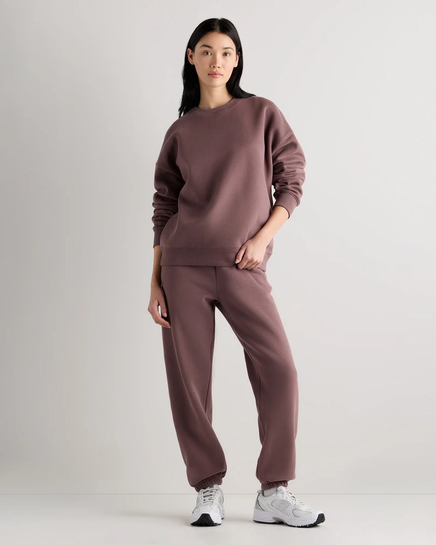 Everyday Fleece Crew - XS / Coastal Sage