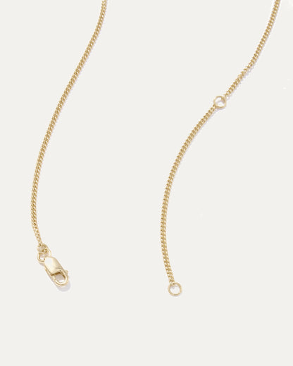 Baroque Pearl Pendant Necklace - 18" / Gold Vermeil