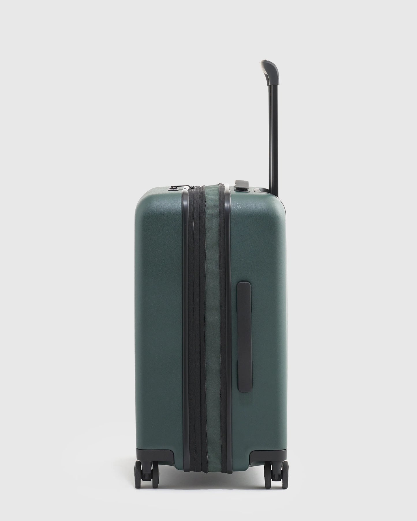 Expandable Small Carry-On & Large Check-In Suitcase Set - One Size / Dark Green