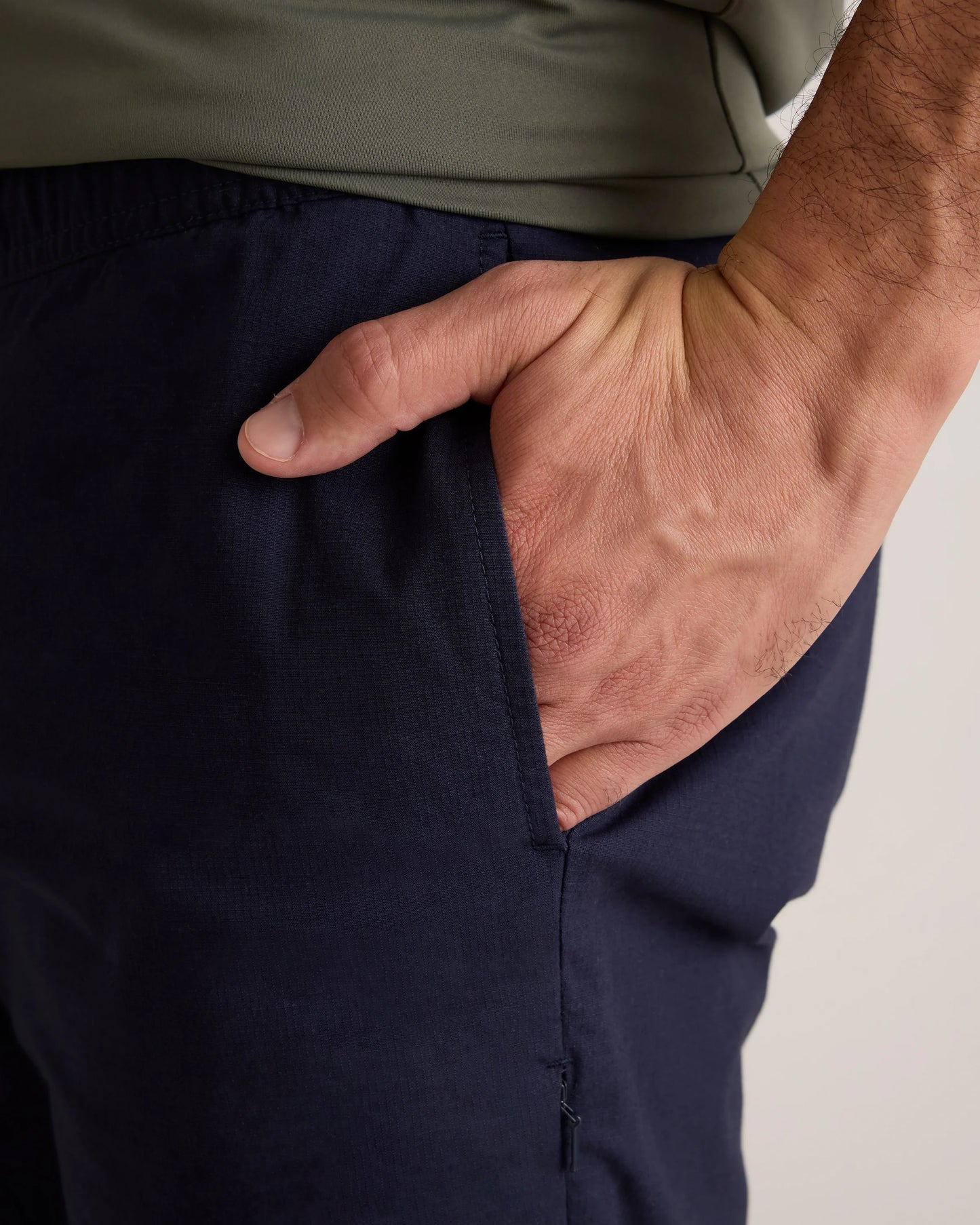 Organic Stretch Ripstop Shorts - 10" - S / Morel Grey
