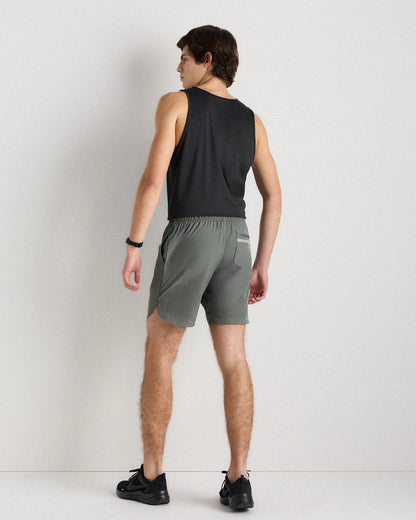 Sweat Tech Training Lined Shorts - 7" - S / Black