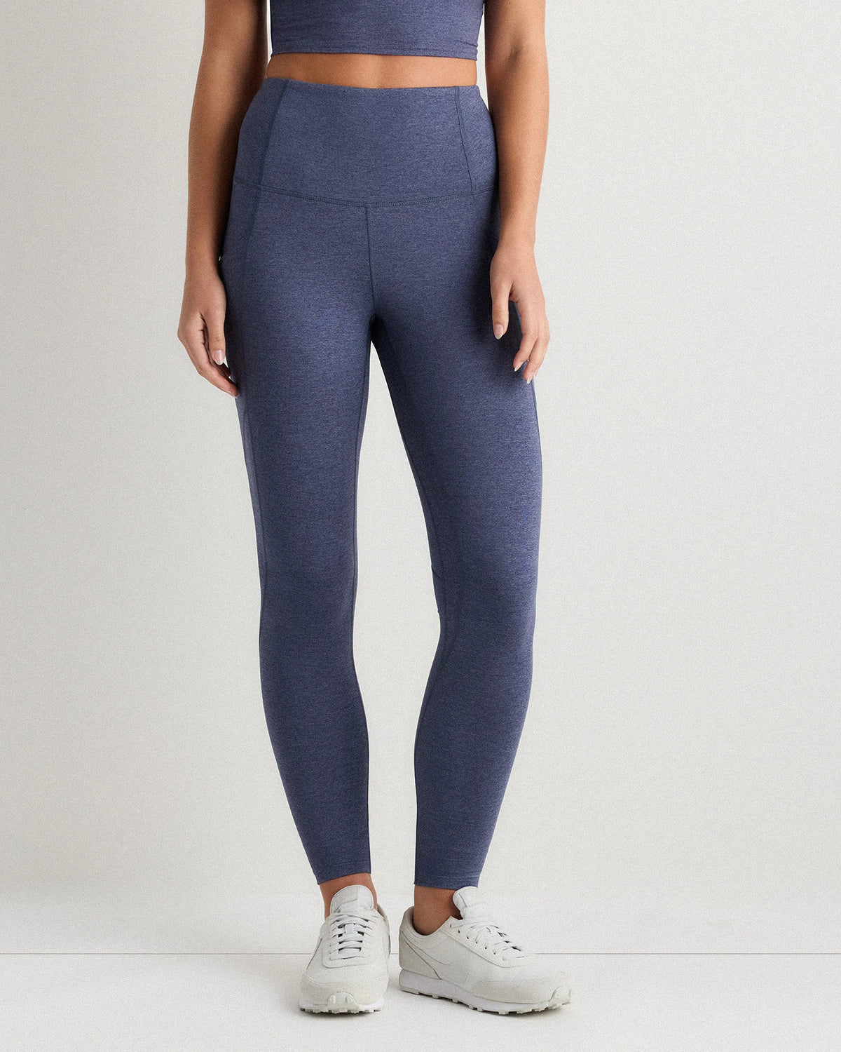 Ultra-Soft High-Rise Pocket Legging - XS / Heather Espresso
