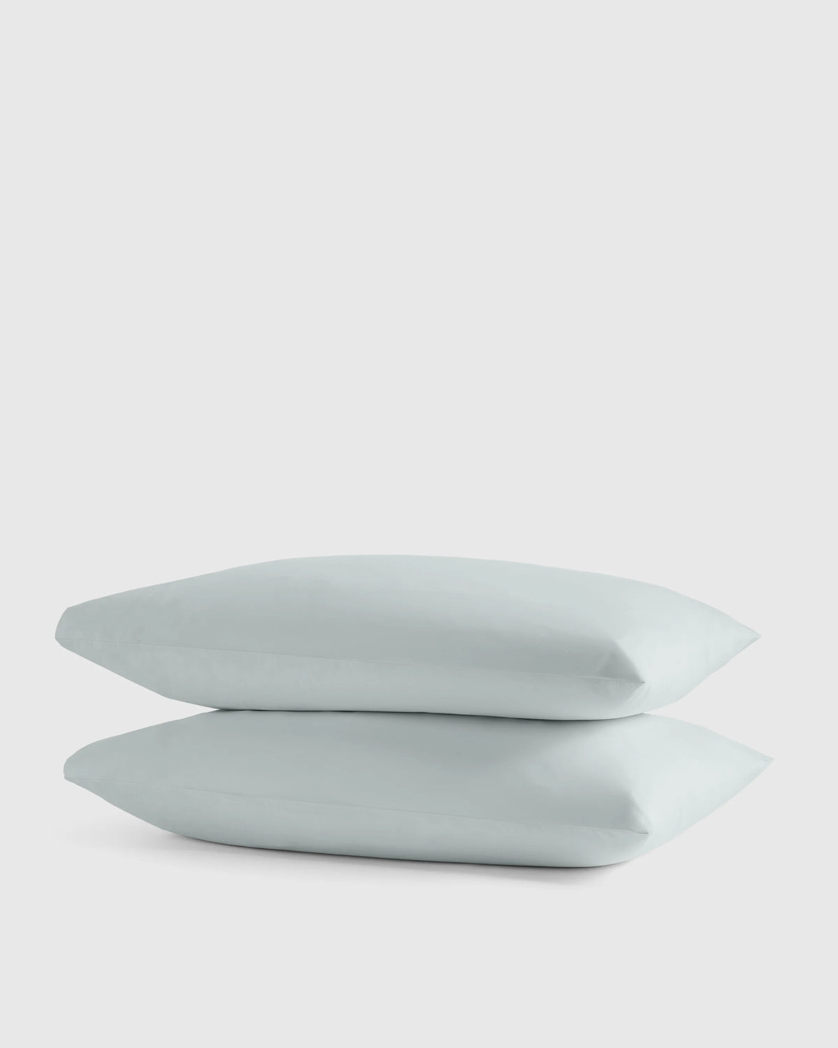 Organic Crisp Percale Pillowcase Set - Standard / White