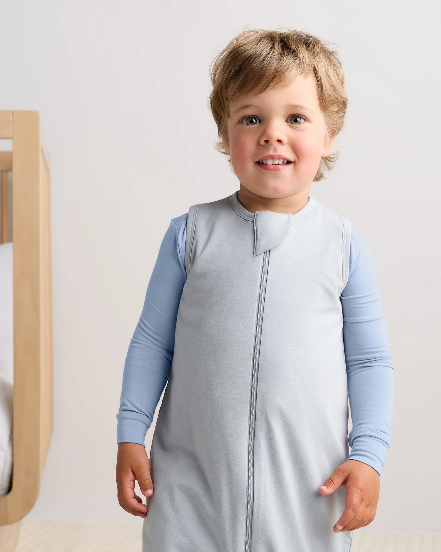 Bamboo Sleep Bag Walker 1.5 TOG - M / Colony Blue