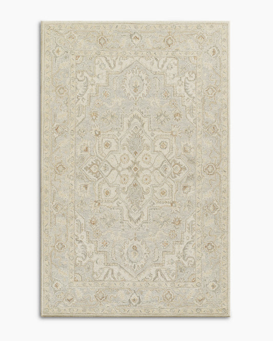 Albany Hand-Tufted Rug - 5' x 8' / Light Blue