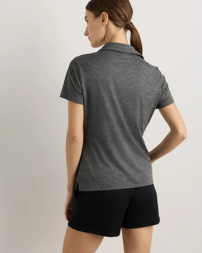 Flowknit Breeze Short Sleeve Polo - XS / Charcoal