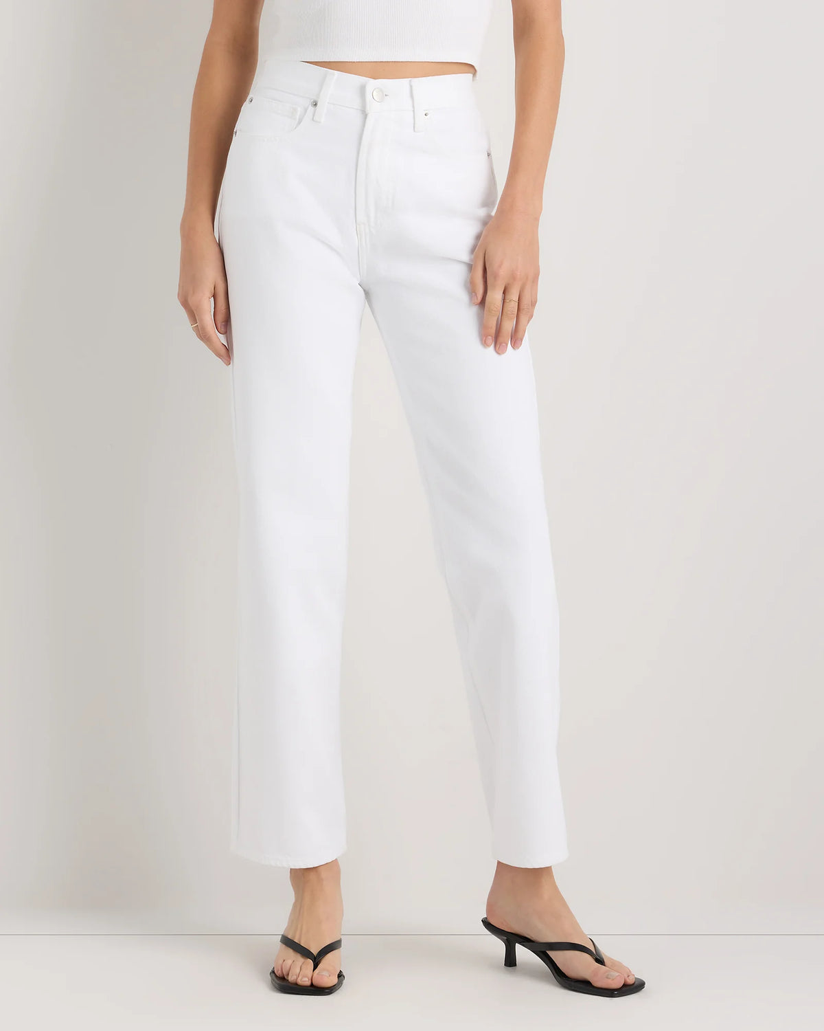 Bella Rigid Straight Jeans - 24 / Rinsed Indigo Blue