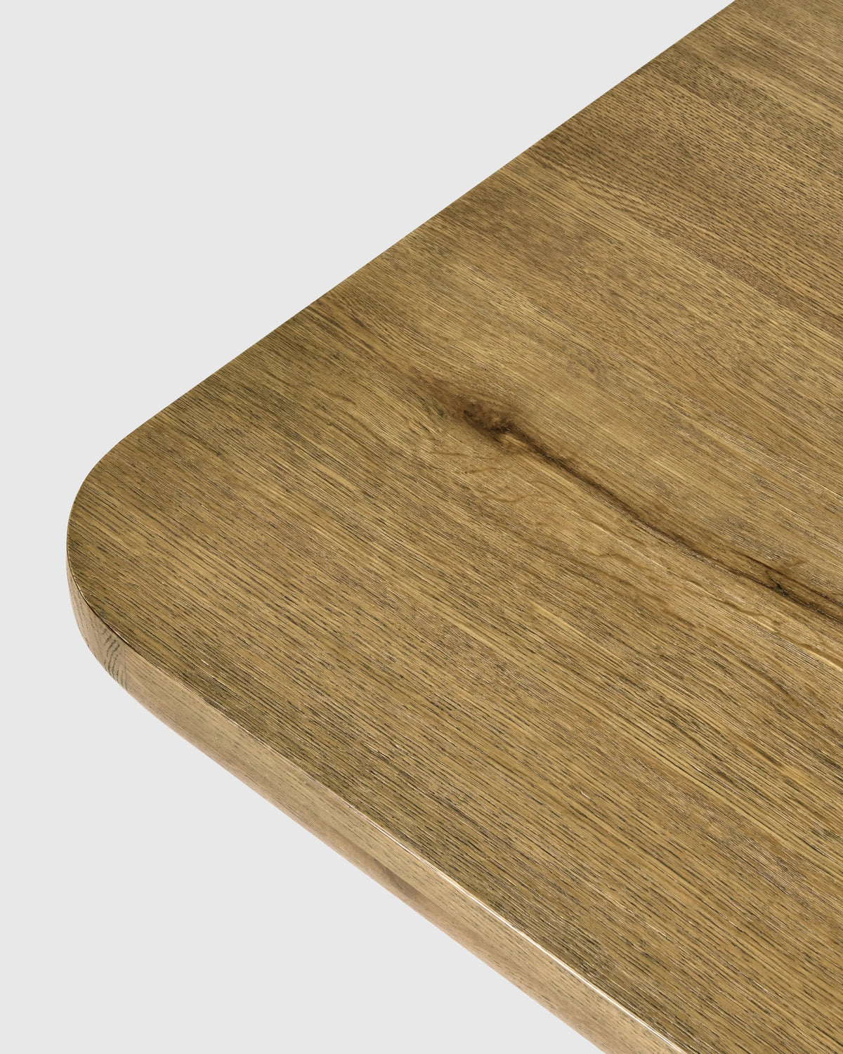Rustic Oak Plinth Dining Table - 71" / Natural