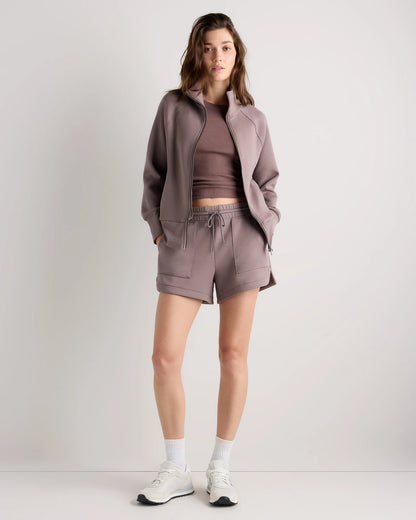 CloudComfort Full-Zip Sweatshirt - XS / Dark Taupe