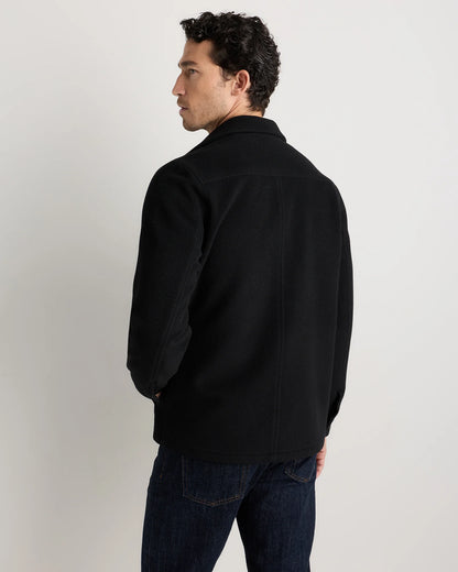 Wool Cashmere Chore Jacket - S / Black