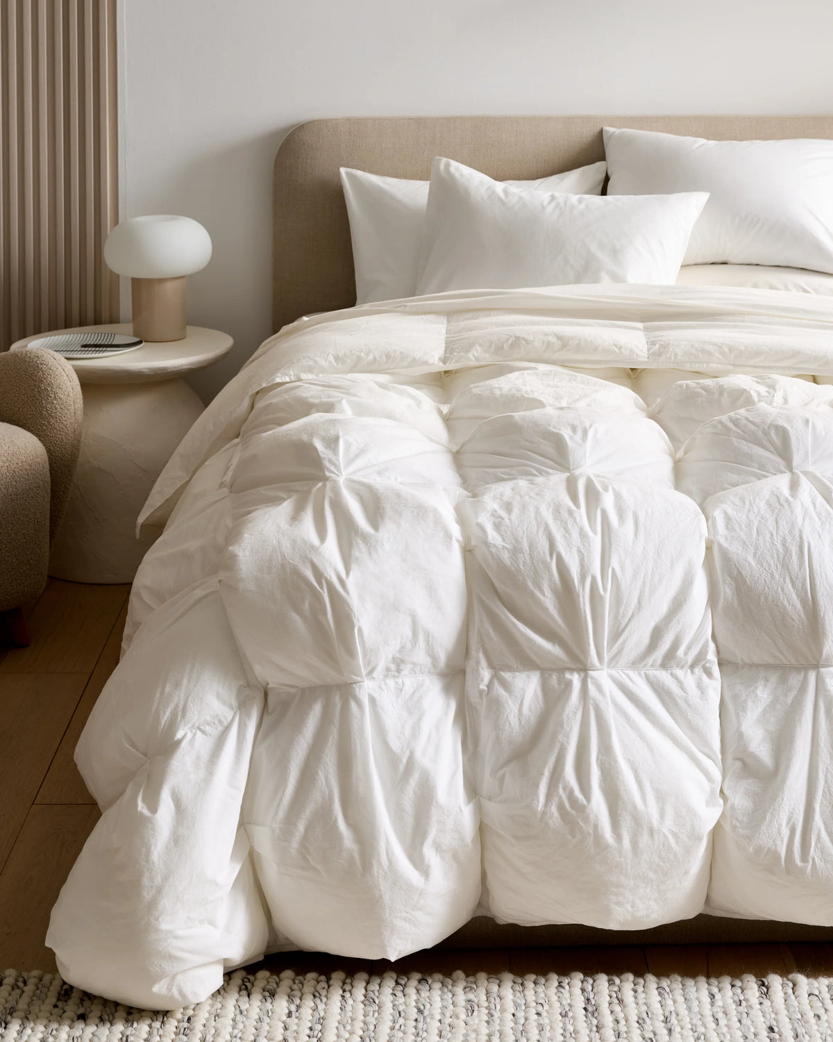 Cotton Pintuck Comforter - Twin / Nightfall