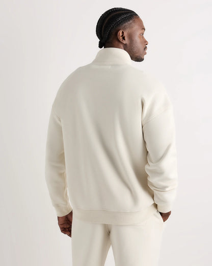 Everyday Fleece Quarter-Zip Sweatshirt - S / Coastal Sage