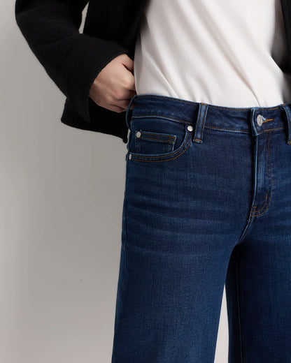 Luna Stretch Wide Leg Jeans - 24 / Frosted Blue