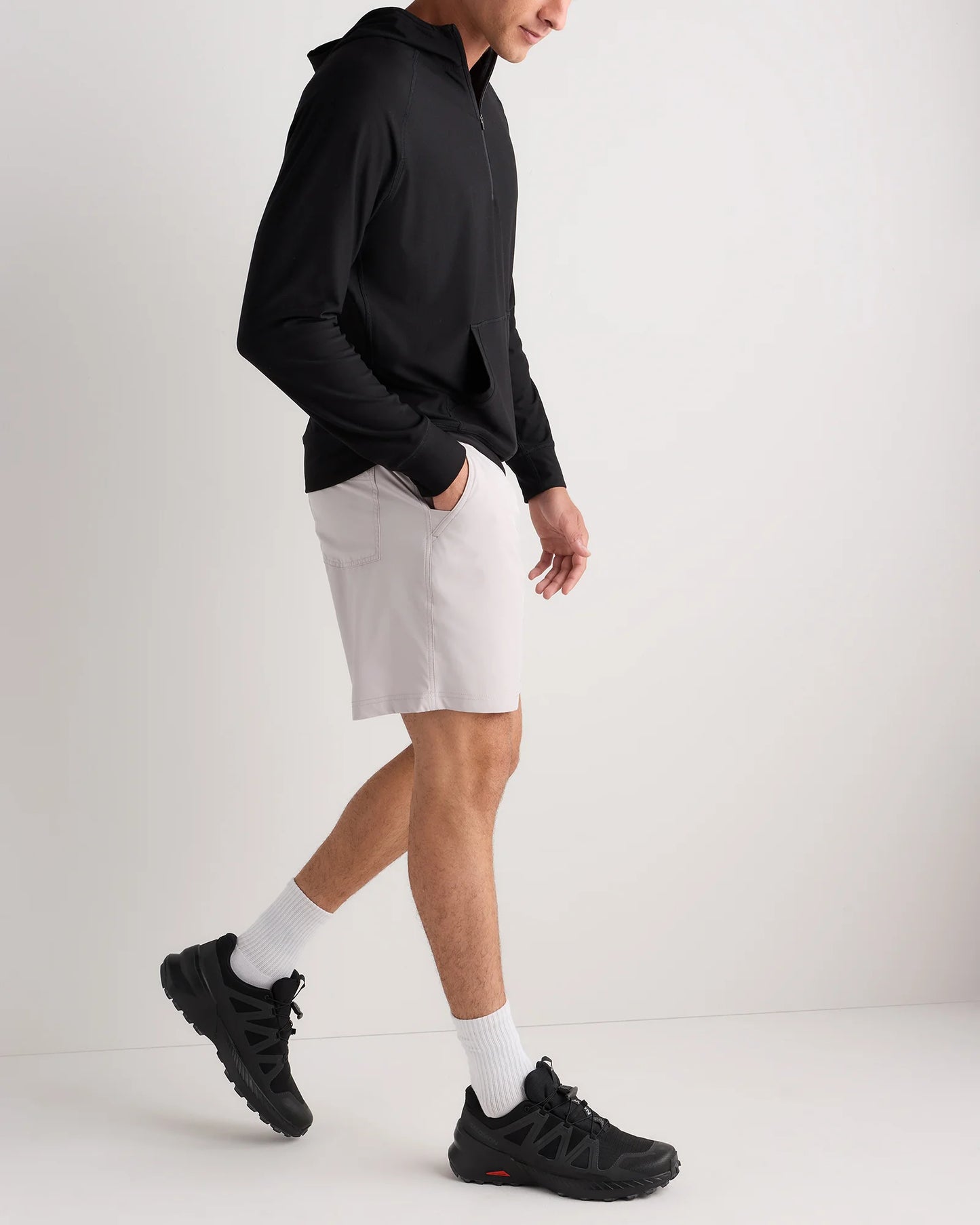Performance Tech Shorts - 7.5" - S / Granite Grey