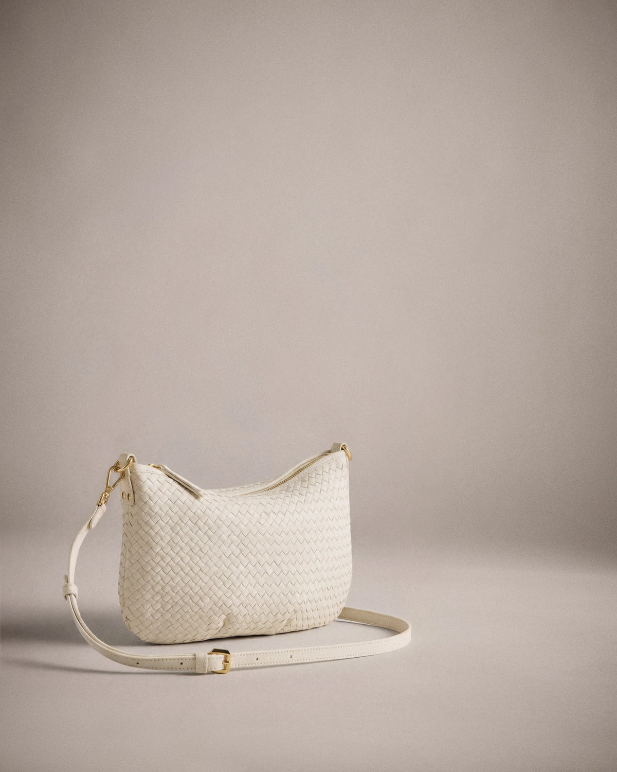 Sloane Handwoven Mini Shoulder Bag - One Size / Cognac