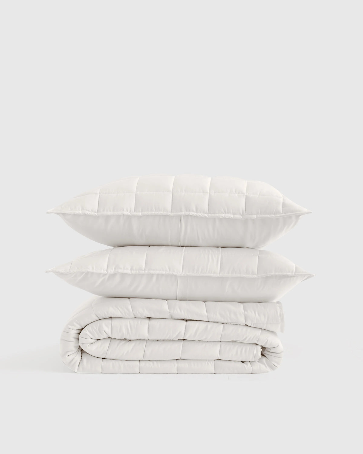 Bamboo Box Quilt Set - Twin / Sage