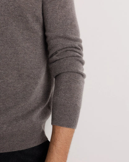 Mongolian Cashmere Turtleneck Sweater - S / Black