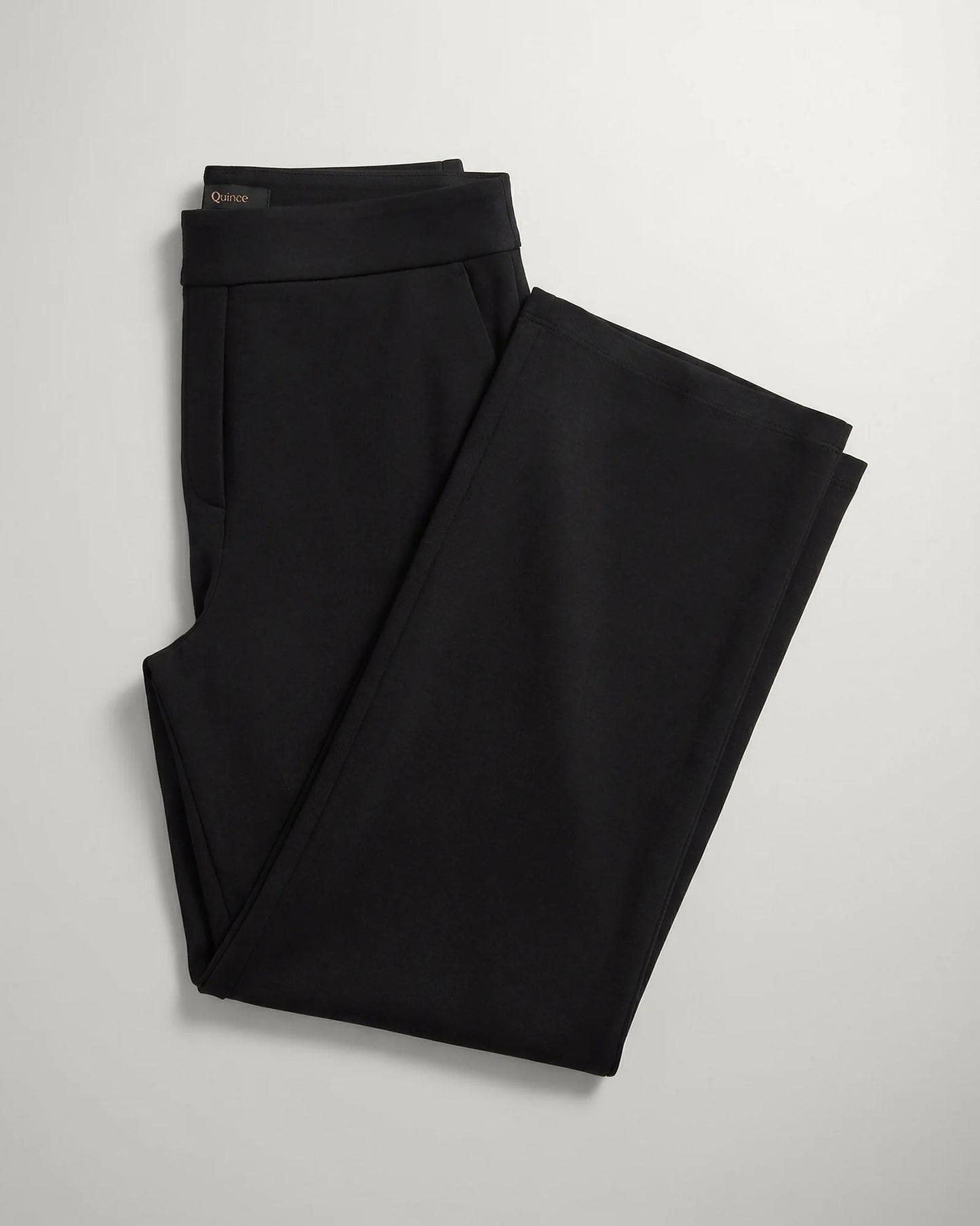 Ultra-Stretch Ponte Wide Leg Pants - XS / Espresso