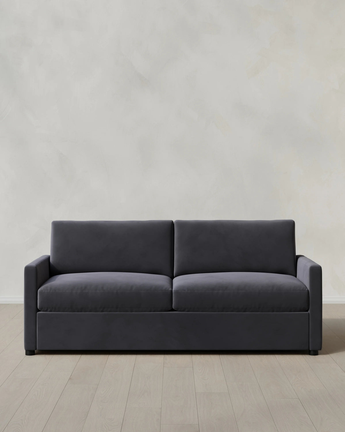 Brennan Sofa in Performance Velvet - 7ft / Taupe