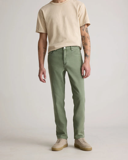 French Terry 5-Pocket Pants - Slim - 30X30 / Bayberry Olive