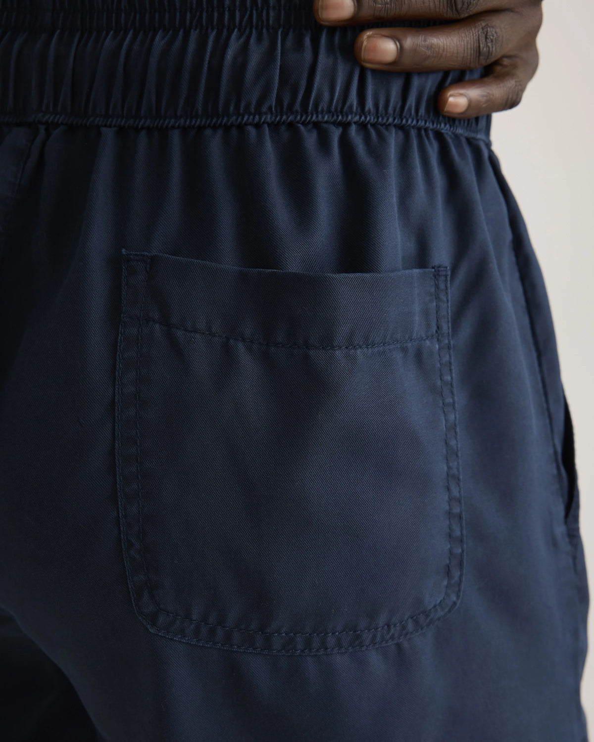 Vintage Wash Tencel Utility Shorts - XS / Moonstone Blue