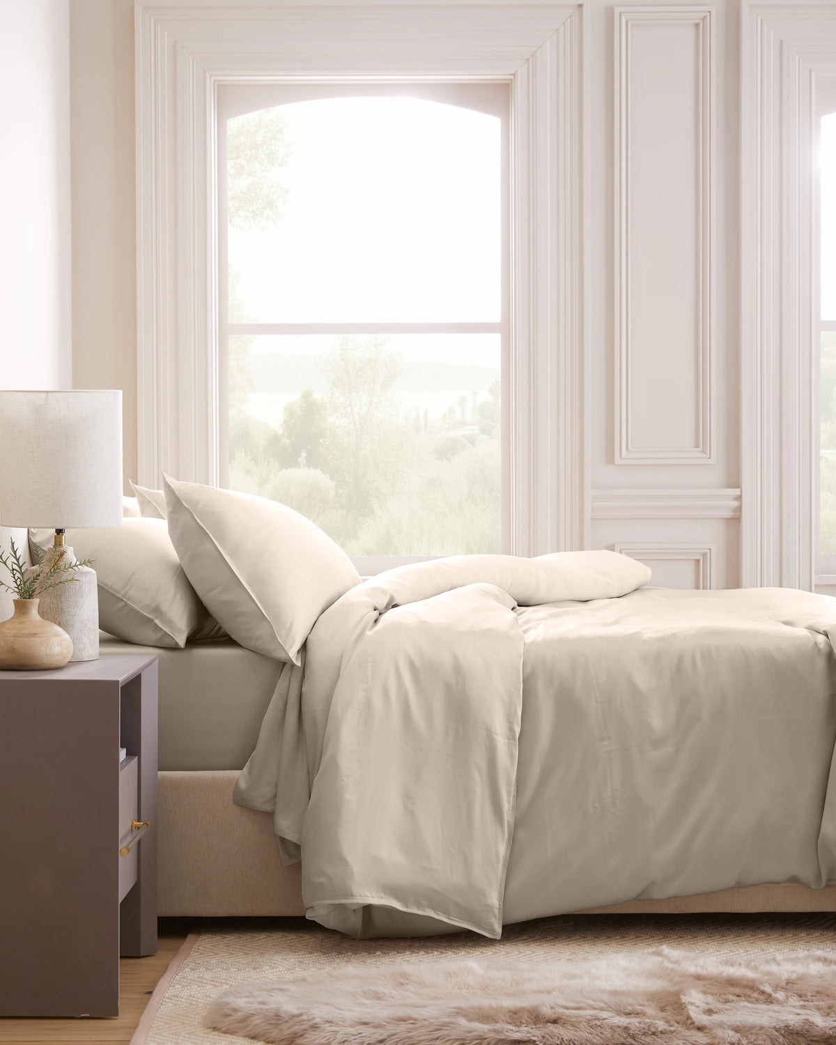 Bamboo Duvet Cover Set - Twin / Sand
