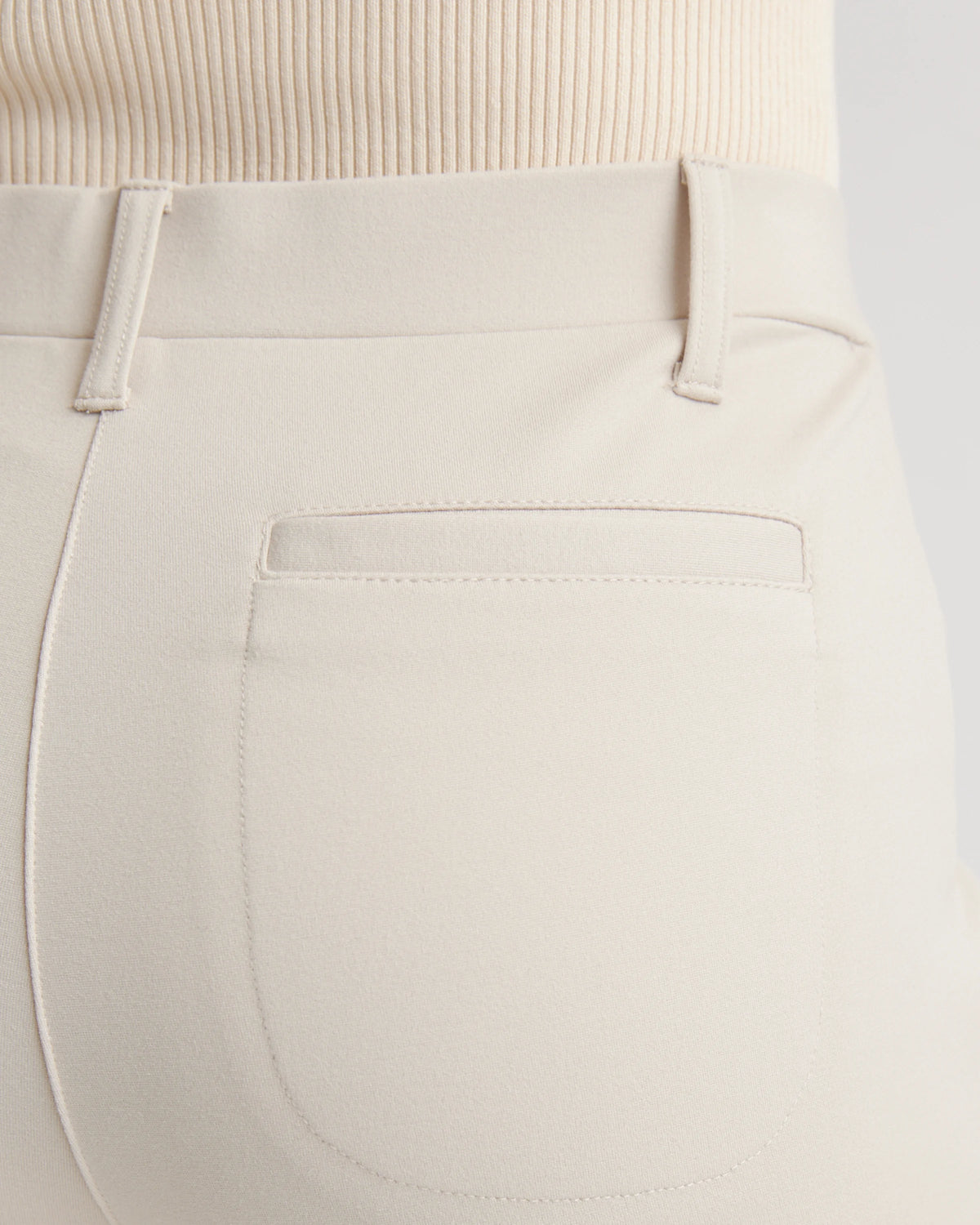 Ultra-Stretch Ponte Straight Leg 4-Pocket Pants - XS / Navy
