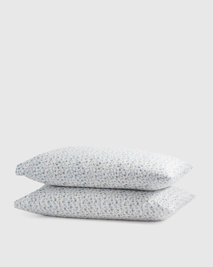 Organic Crisp Percale Pillowcase Set - Standard / White