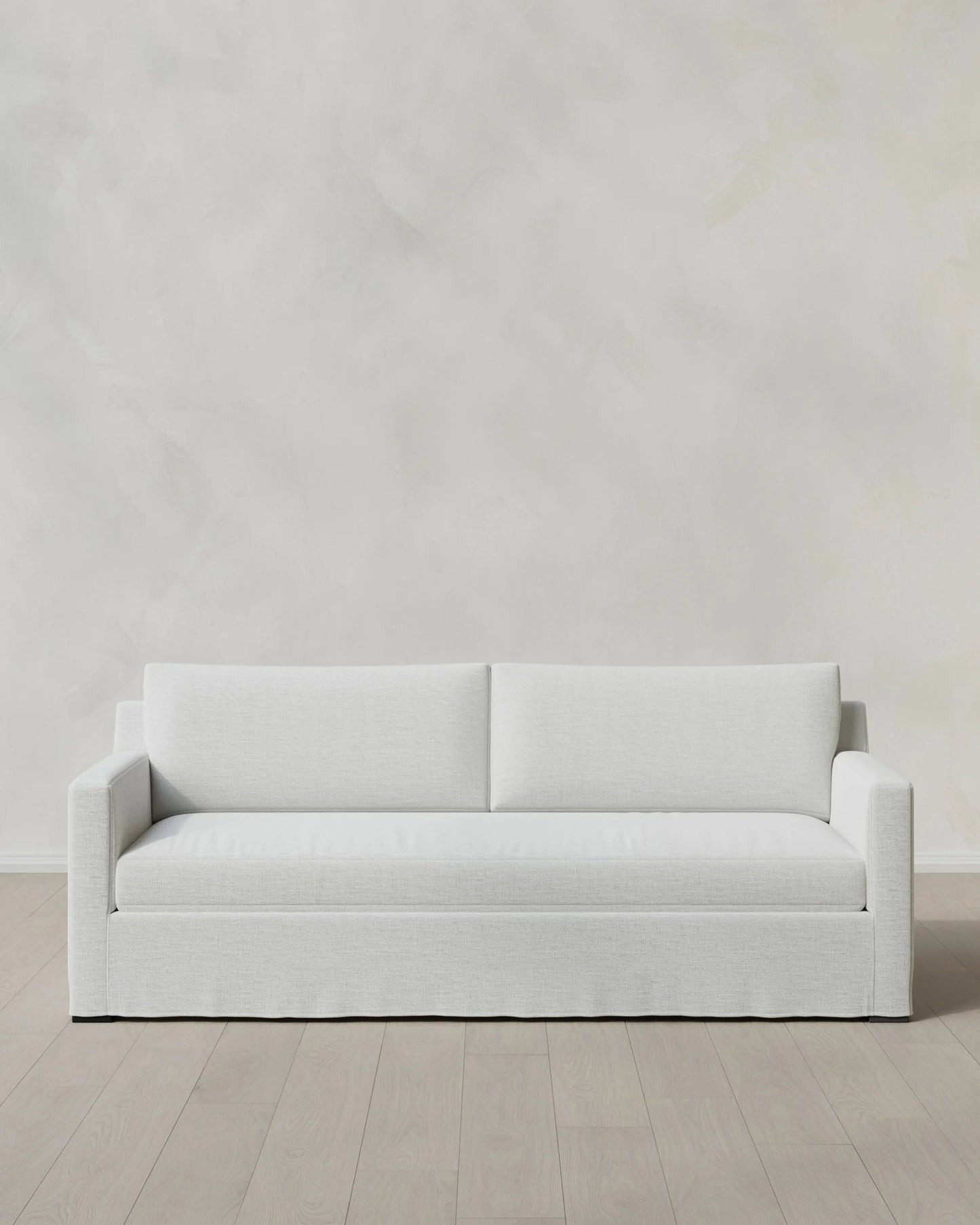 Ellery Slipcover Sofa in Performance Linen - 7ft / Sand