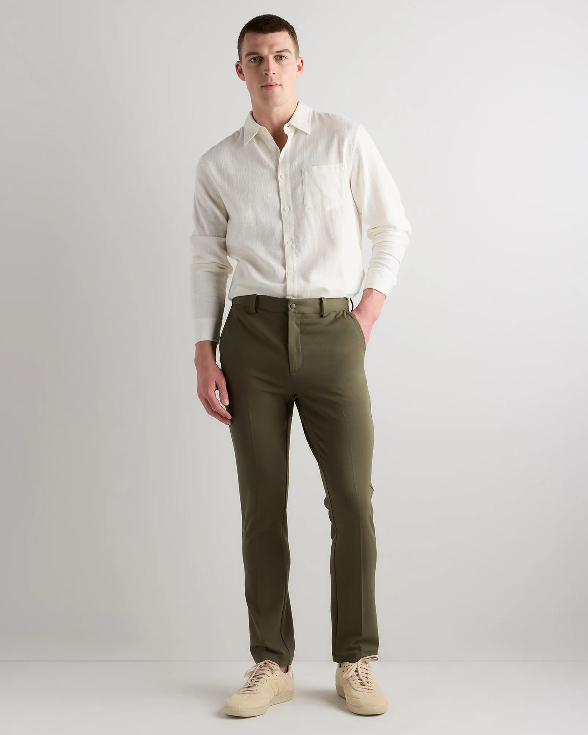Ultra-Stretch 24/7 Smart Chinos - Slim - 30X28 / Bayberry Olive