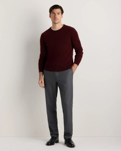 Mongolian Cashmere Crewneck Sweater - XS / Black