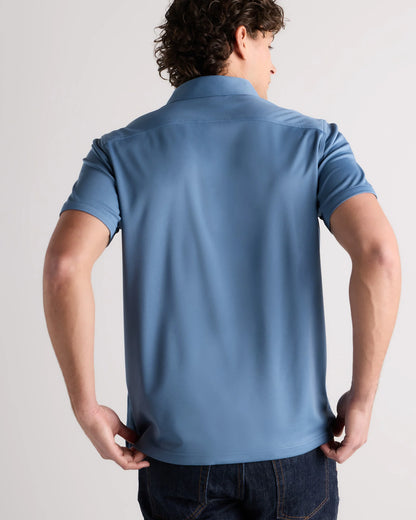 Commuter Stretch Pique Polo - S / Dark Coal