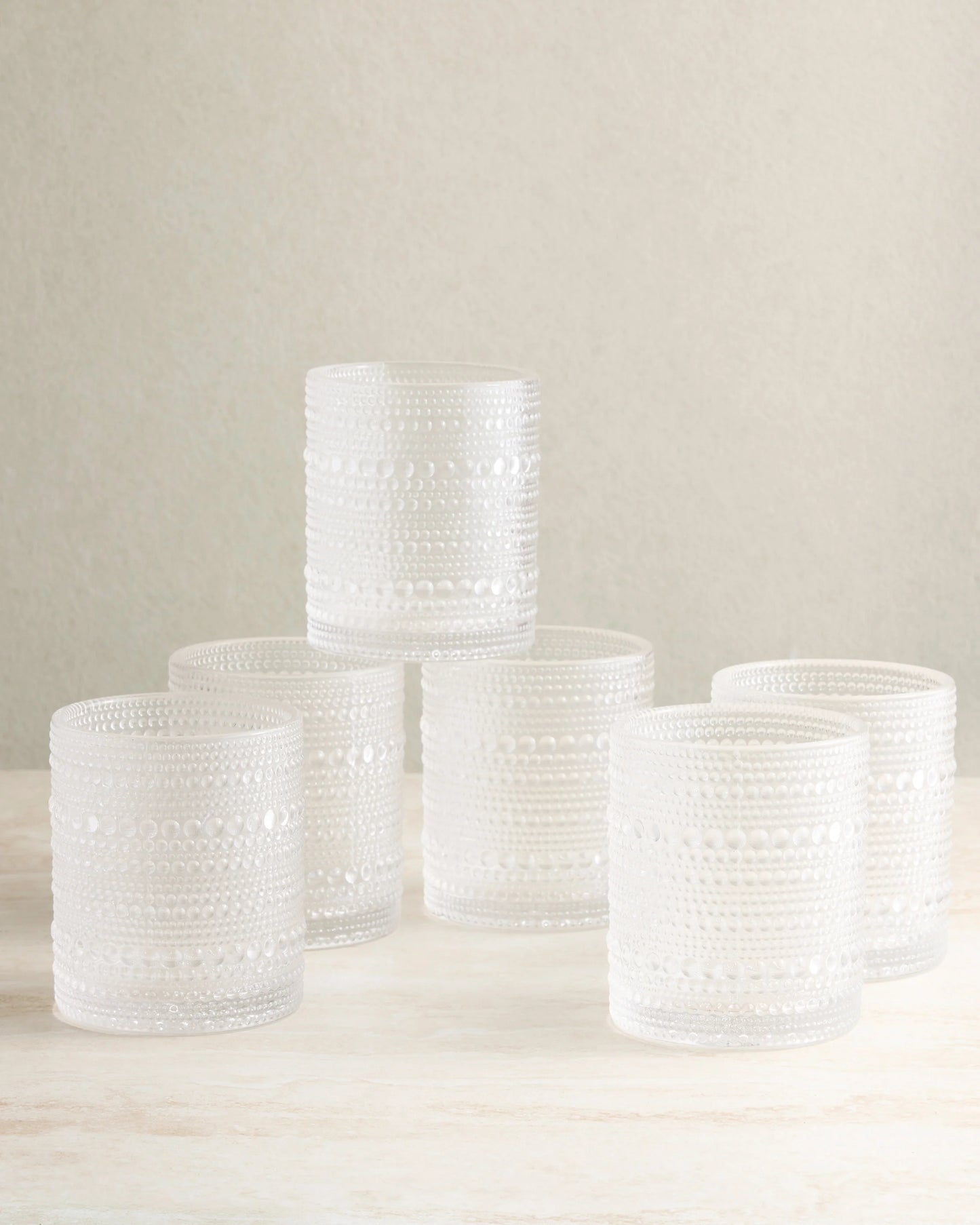Jupiter Short Glass Tumbler (Set of 6) - One Size / Fern Green