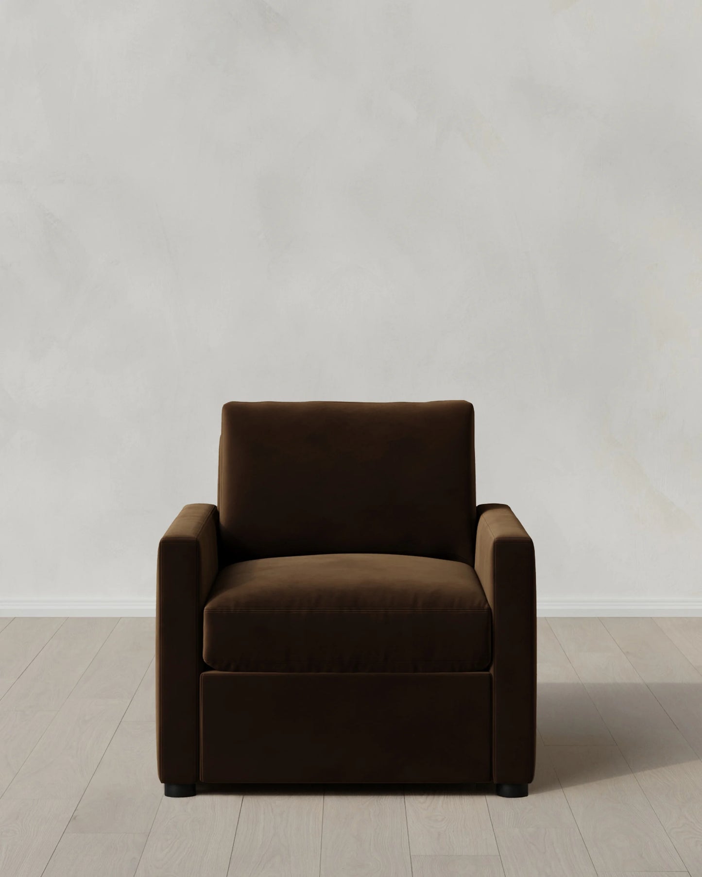 Brennan Accent Chair in Performance Velvet - One Size / Pine