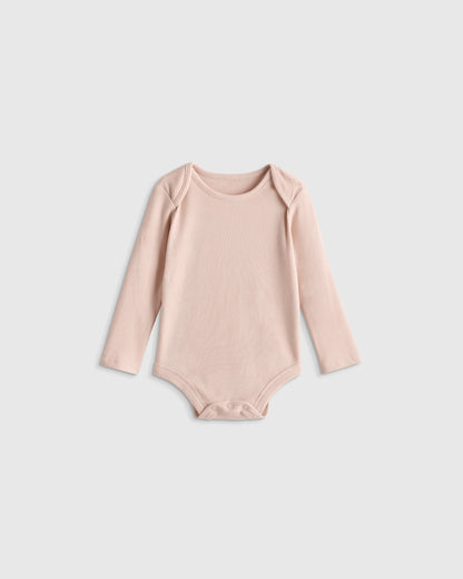 Softest Rib Long Sleeve Bodysuit - 0-3M / Violet Mist