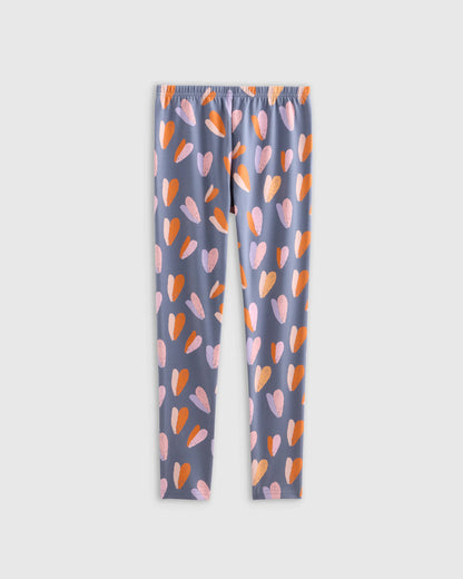 Organic Cotton Leggings - 6 / Red