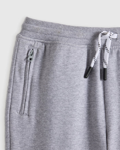 Organic Cotton French Terry Reinforced Knee Slim Jogger - 6 / Navy