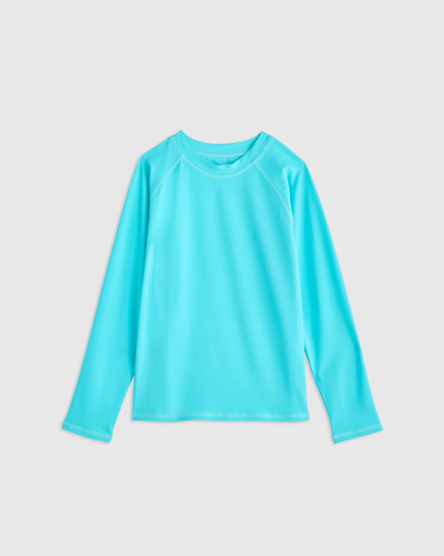 Long Sleeve Raglan Rash Guard - 6 / Island Aqua