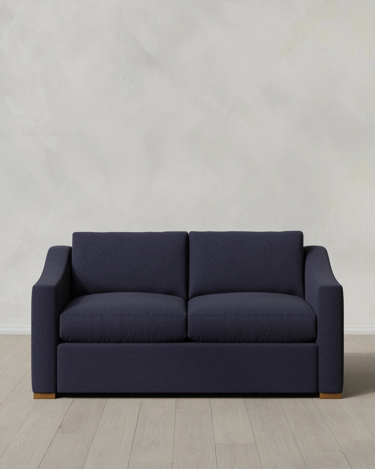 Hollis Slope Arm Sofa in Performance Basketweave - 72" / Flax