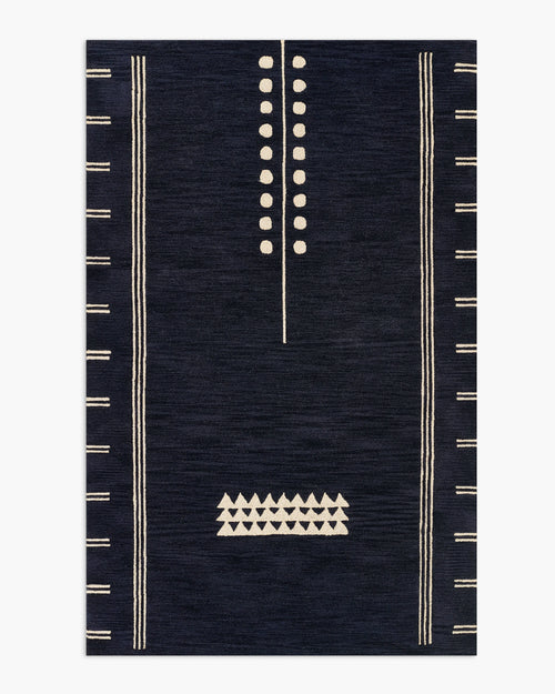 Kingsley Hand-Tufted Wool Rug - 2' x 3' / Navy